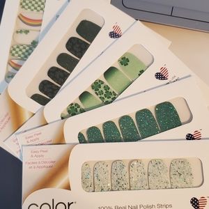 Bundle of St Patrick's day color street nails